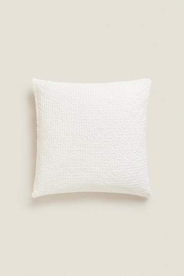 Zara Покрывало WAFFLE-KNIT CUSHION COVER
