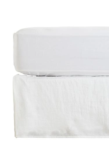Простынь faded linen valance sheet- Заказать в России