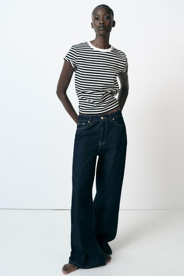Zara Футболка INTERLOCK