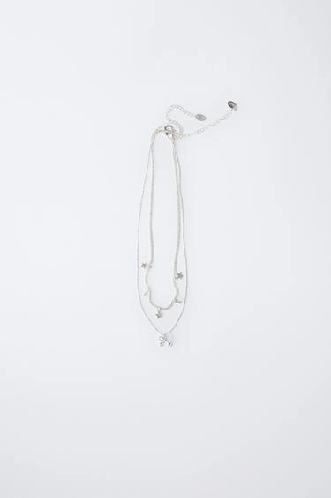 Набор из двух ожерелий со звездами и подвеской в виде вишни- Заказать в России