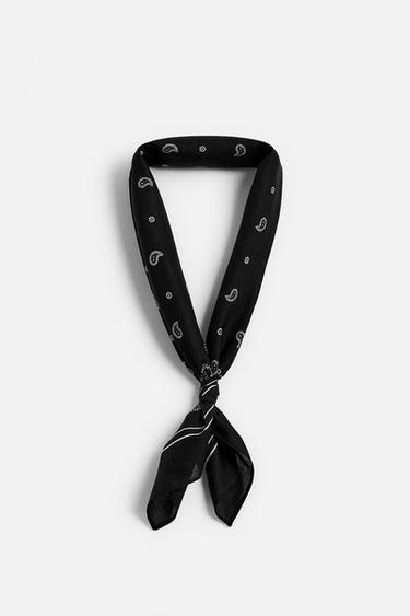 Zara Бандана с принтом пейсли купить с доставкой.