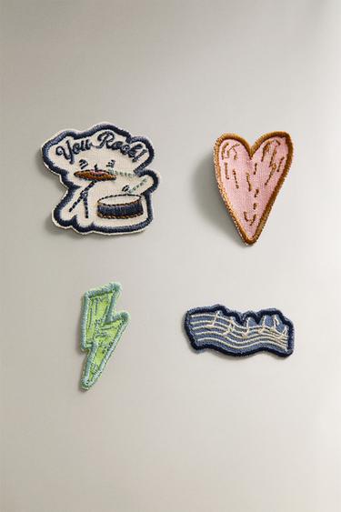Zara Набор детских нашивок с музыкальными символами (набор из 4 шт.) купить с доставкой.