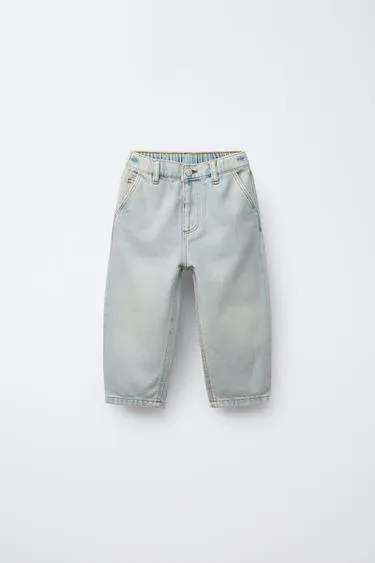 Джинсы с регулируемой внутренней лямкой- Заказать в России