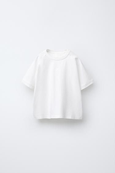 Zara Однотонная футболка