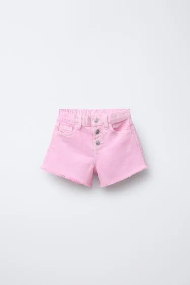 Шорты-бермуды TWILL MOM FIT