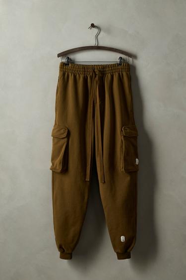 Zara Брюки в стиле релакс из плотного хлопка X SR_A купить с доставкой.