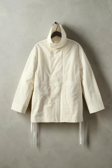 Zara Парка короткая с объемным кроем X SR_A купить с доставкой.