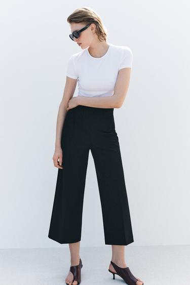 Zara Брюки-кюлоты — ZW COLLECTION