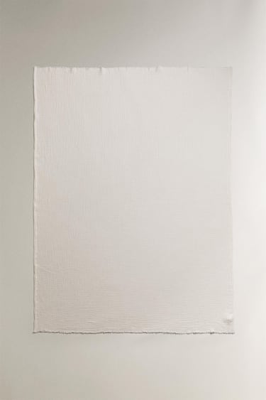 Zara Хлопковый муслиновый плед