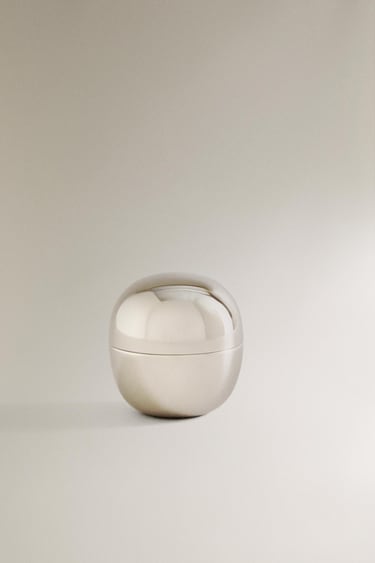 Zara Маленькая круглая металлическая коробка