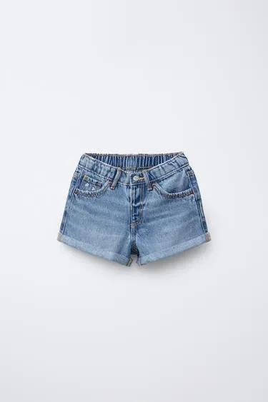 Джинсовые бермуды MOM FIT