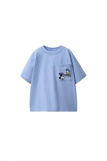 Футболка с круглым вырезом и вышивкой mickey mouse и donald duck © disney- Заказать в России