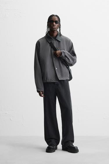 Zara Комбинированная WATER-REPELLENT куртка купить с доставкой.