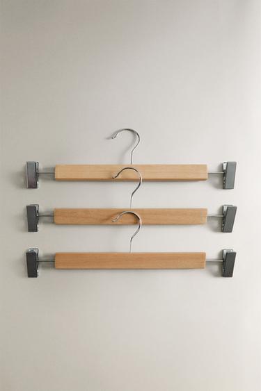 Zara Деревянные вешалки для юбок (набор из 3 штук)