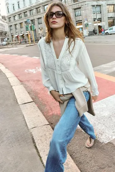 Вышитая блуза- Заказать в России