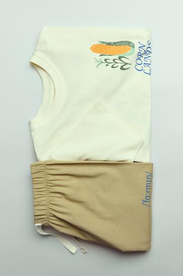 Zara Пижама 6-14 лет/из вельвета купить с доставкой.