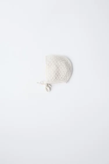 COTTON AND SILK BONNET
