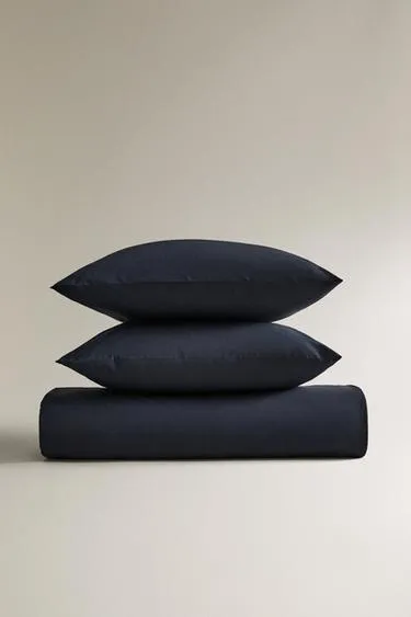  300 THREAD COUNT  COTTON PERCALE DUVET COVER