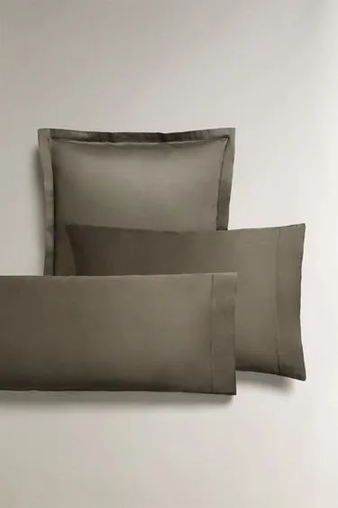  300 THREAD COUNT  SATEEN PILLOWCASE WITH TRIM