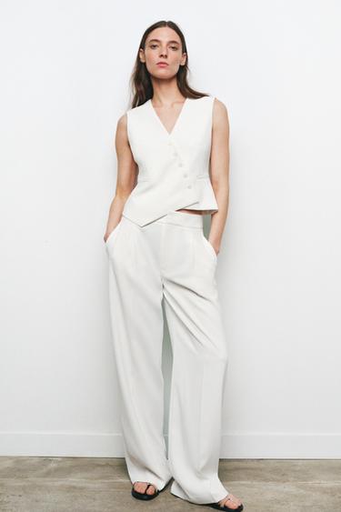 Zara Жилет асимметричного кроя — коллекция ZW