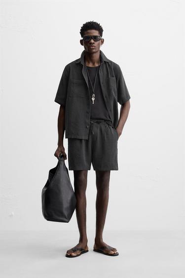 Zara Шорты бермуды с регулярной посадкой