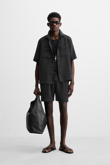 Zara Рубашка свободного кроя RELAXED FIT FLOWING