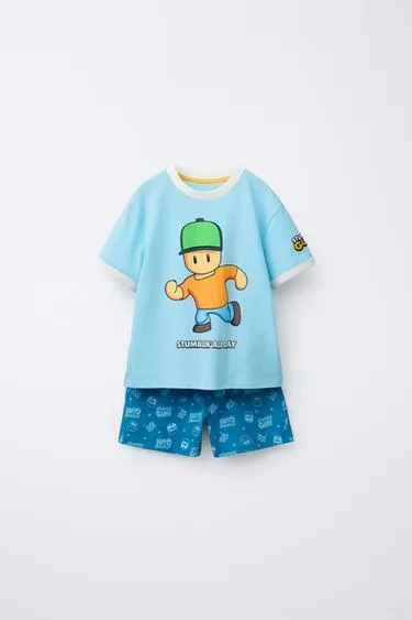 Пижама двухчастная для возраста 6-14 лет STUMBLE GUYS ™ © SCOPELY