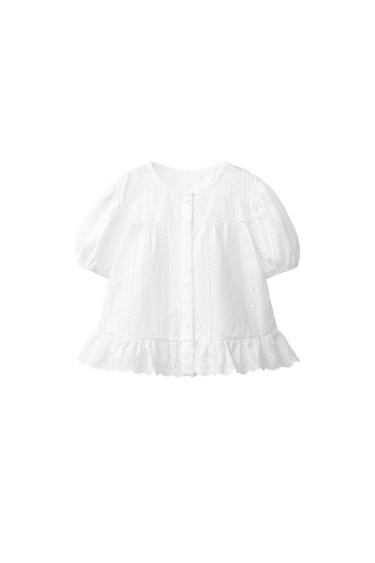 Романтичная вышитая рубашка- Заказать в России