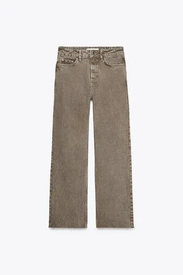 Джинсы с высокой посадкой Z1975 STRAIGHT ANKLE LENGTH