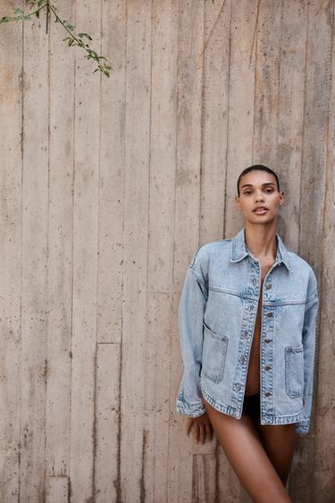 Zara Джинсовая куртка Z1975 с карманами купить с доставкой.