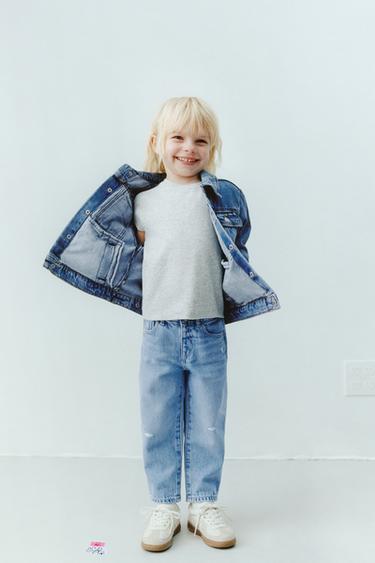 ДЖИНСЫ MOM FIT С РАЗРЕЗАМИ
