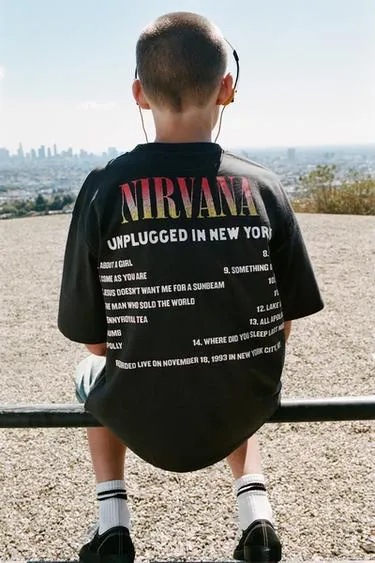 Футболка с принтом NIRVANA ®