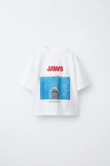 Футболка с принтом JAWS © 50TH ANNIVERSARY