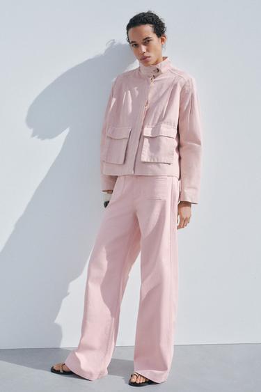 Zara Джинсы FULL LENGTH прямого кроя со средней  посадкой — ZW COLLECTION купить с доставкой.
