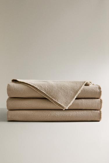 Zara Хлопковое скатерть с эффектом старения