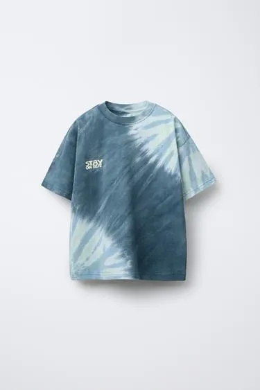 Футболка с принтом TIE-DYE