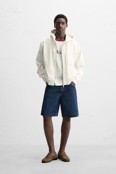 Zara Толстовка с молнией ZARA