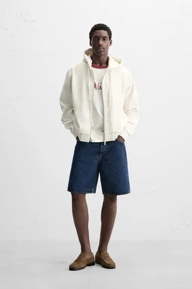 Толстовка с молнией ZARA