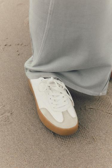 Zara Кроссовки с животным принтом