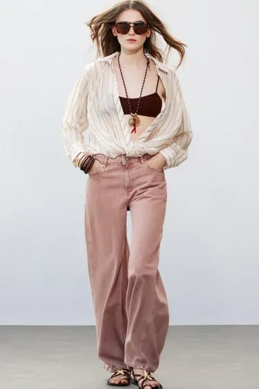 Джинсы Z1975 WIDE LEG со средней посадкой