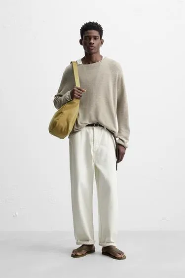 Свитер RELAXED FIT из рельефной ткани