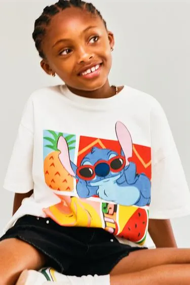 Футболка с принтом LILO & STITCH © DISNEY