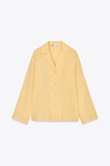 Zara Рубашка из 100% льна — ZW COLLECTION