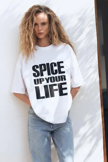 Футболка с принтом ©SPICE GIRLS