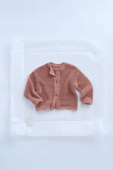 Кардиган из хлопка и льна ZARA TIMELESS