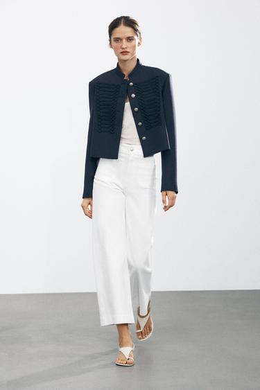 Zara Джинсы WIDE LEG с высокой посадкой — ZW COLLECTION