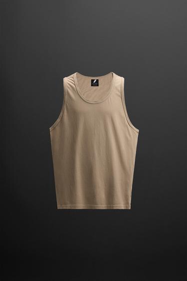 Zara Майка из хлопка купить с доставкой.