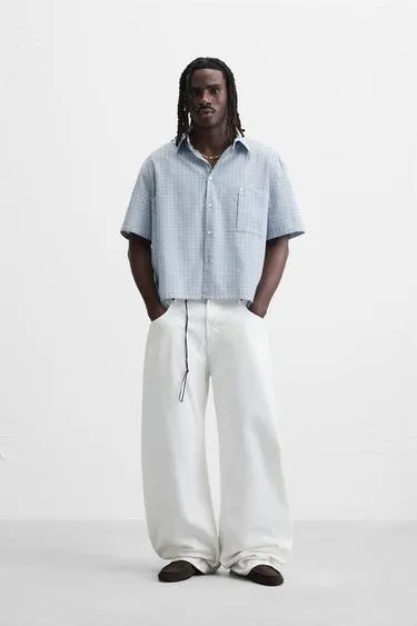 Рубашка RELAXED FIT в клетку