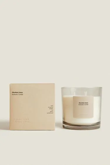 Ароматизированная свеча ABSOLUTE LINEN весом 620 г