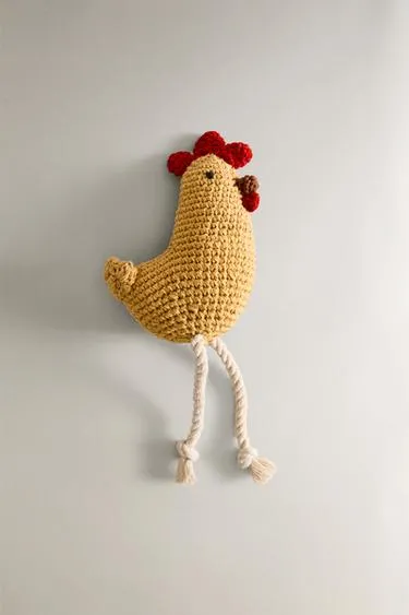 Игрушка для домашних животных, связанная крючком из курицы